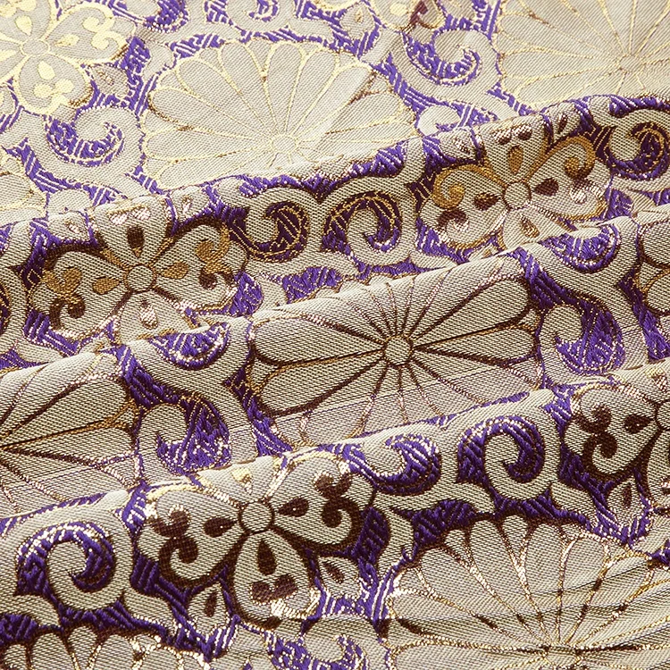 Hangzhou Textile High Quality Customization Metallic Flower Pattern Lady Garment Fabric Yarn Dyed Fabric For Clothes