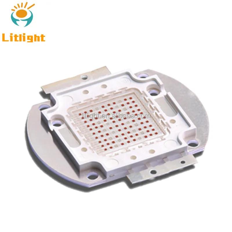 High Power 30W 50W 100 watt  Chip Bi color 660nm 460nm 4:1 Red+Blue 100W COB LED Module for plant grow lamp