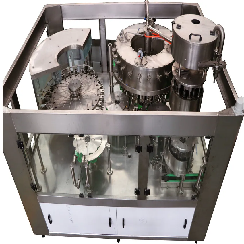 Zhangjiagang автоматический газированная сверкающая машина для наполнения воды