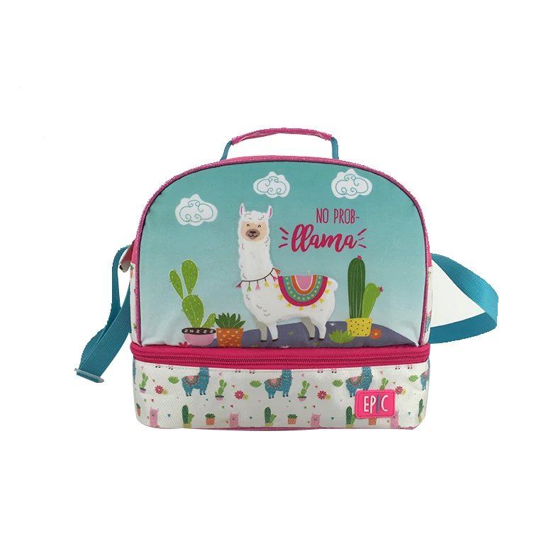 Hot sale custom fashion reusable polyester kids custom soft lunch factory customization comfortable cooler bag