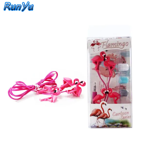 Hot Selling cartoon headphones earphone Flamingo unicorns cartoon Headset