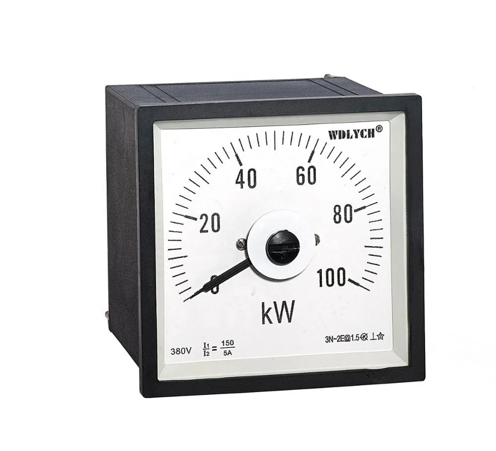 
3P4W Round Type Analog Reactive Power Meter With 0.8-3000KW 