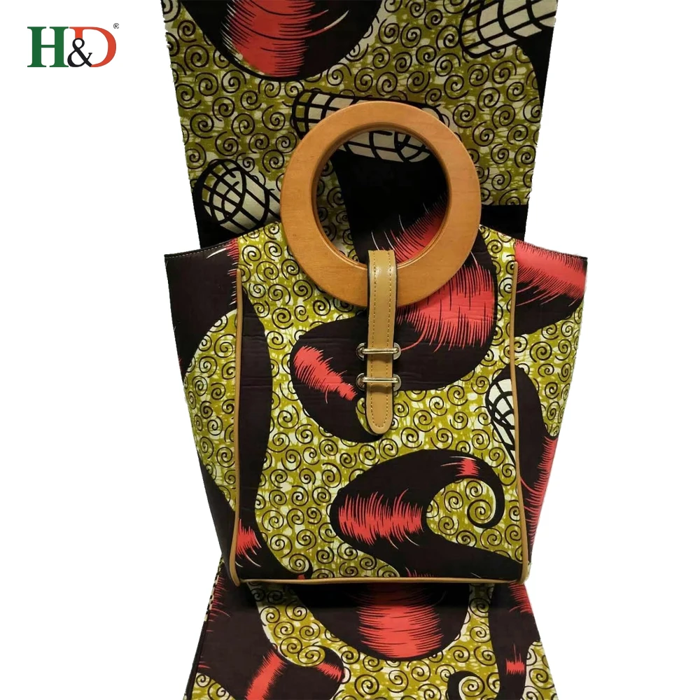 H & D горячие продажи, производство Китай женские кошельки и сумки леди Африканской печати, мешки с хорошая цена