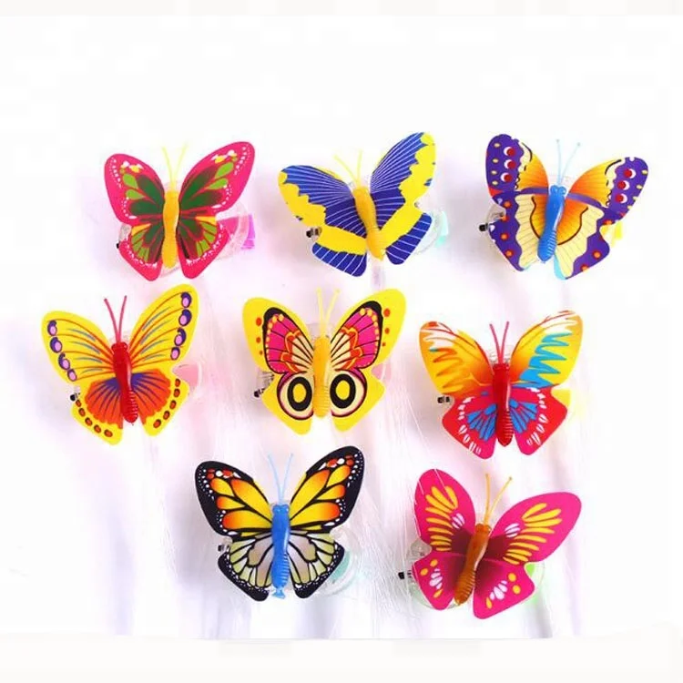 Butterfly LED Hair Clip Glowing Braid