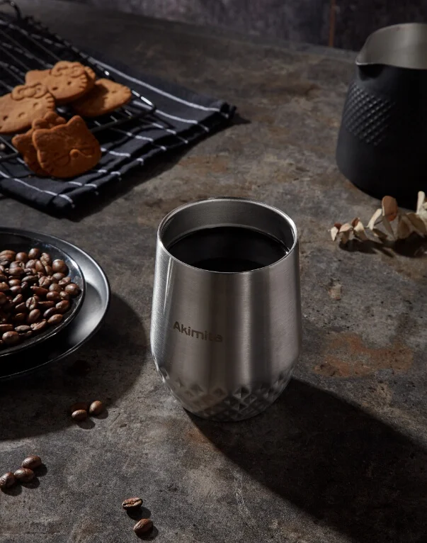 
Heat Resistant Custom Vacuum Mug For Coffee Wine 350ml Stainless Steel Eco Coffee Cup Stainless Steel Drinking Cup 