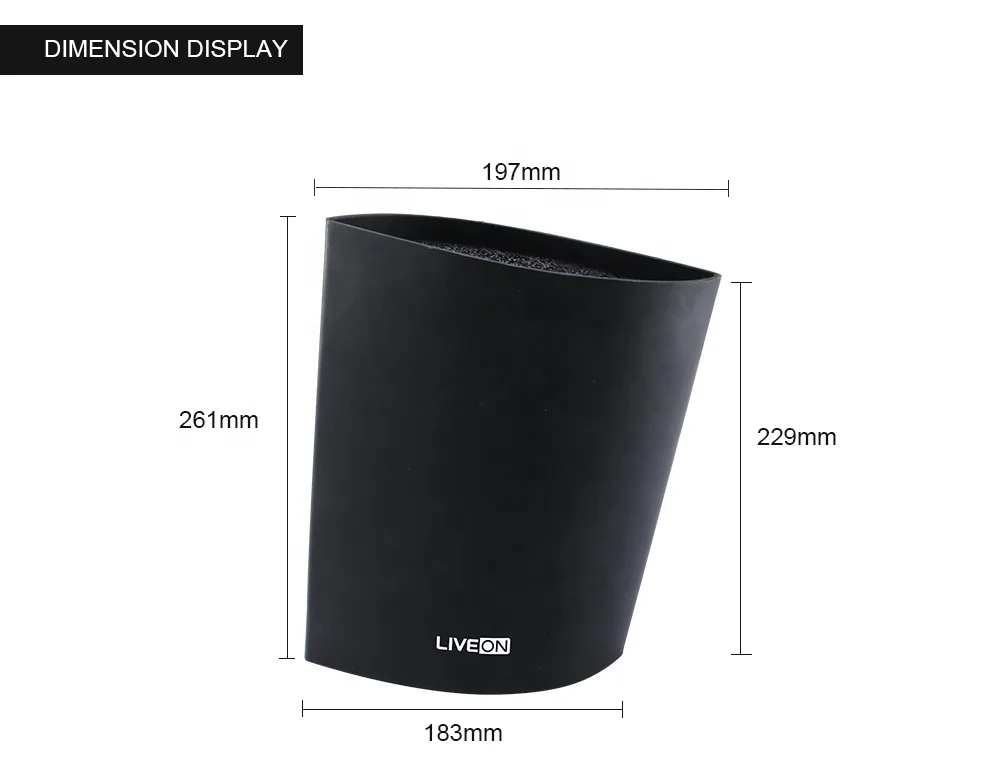 Low MOQ Universal Knife Block