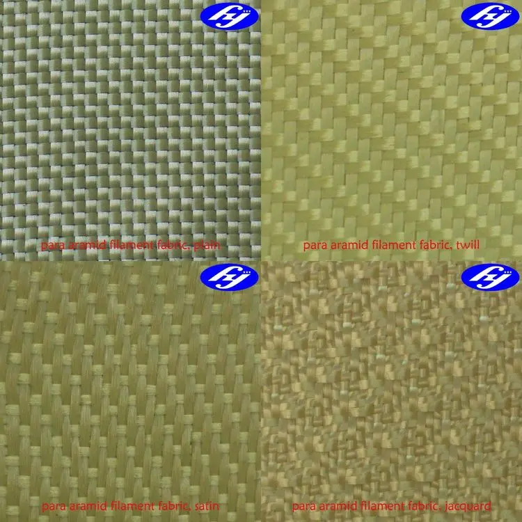 para aramid filament fiber woven Kevlar fabric clothing