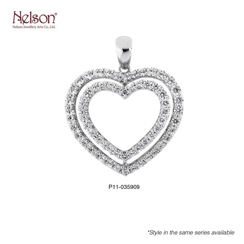 
Zero risk Wholesale price Latest Gold Plated Engagement 18K White Yellow Rose Gold Bijoux Themed Pendants Gifts For Women 