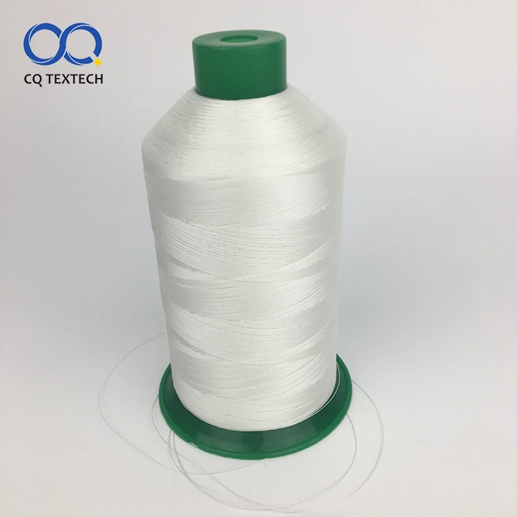 CQ Top quality  white bonded nylon thread for sewing