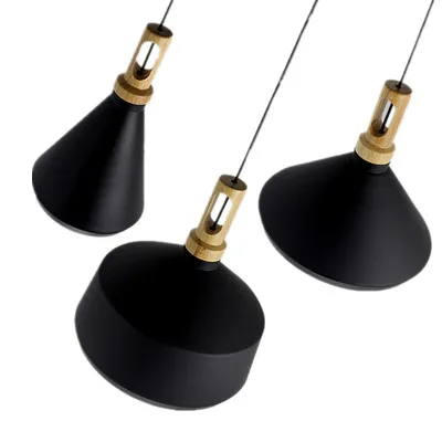Wooden Aluminum Post Modern Indoor Hanging Light