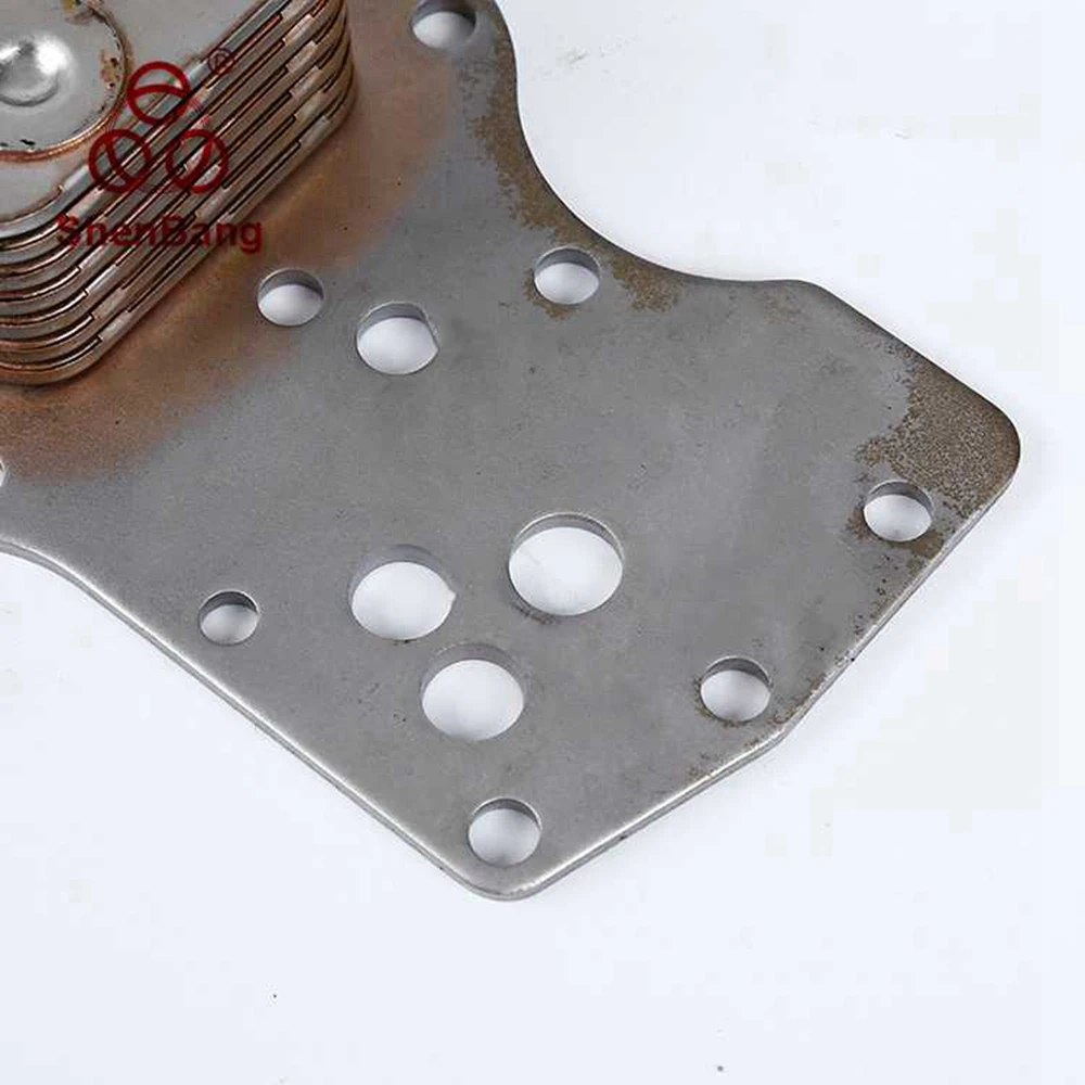 Diesel Engine Cooling System Parts heavy duty Truck Oil Cooler ISDE 4ISDE ISBE QSB Oil Cooler Core 3959031