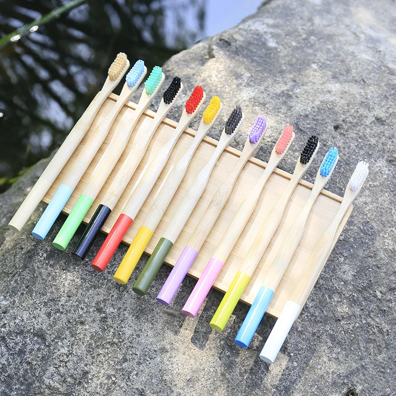 
OEM/ODM Private Label Biodegradable Toothbrush Bamboo Durable for Domestic Daily Personal Care 