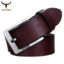 100% good quality auto buckle belt 2013 mens cow real genuine leather belts for men free ship dropshipping Z017