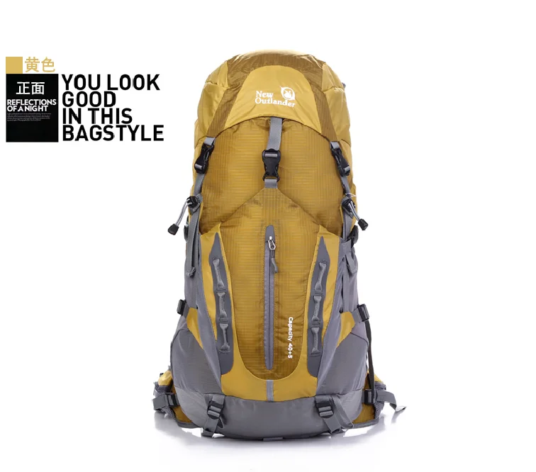 Wholesale large hiking waterproof climbing bags wearable outdoor backpack cheaper back pack