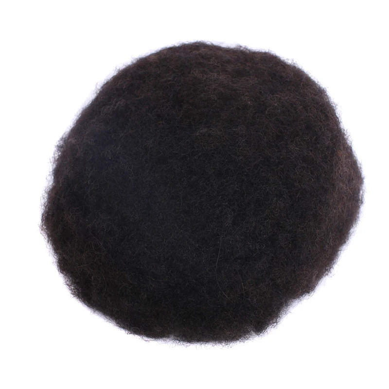 light density afro swiss replacement thin skin Wholesale Man Hair Men Human Black Cheap Pu Base Wig Weave Unit Male Afro Toupee