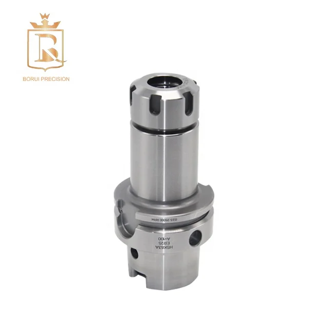 HSK63A Shank ER16 ER32 Tool Holder Plastic Box with Standard DIN69893 1.5 Years 20crmnti <0.005mm HRC58+-2 G2.5/30000RPM Ra<0.15