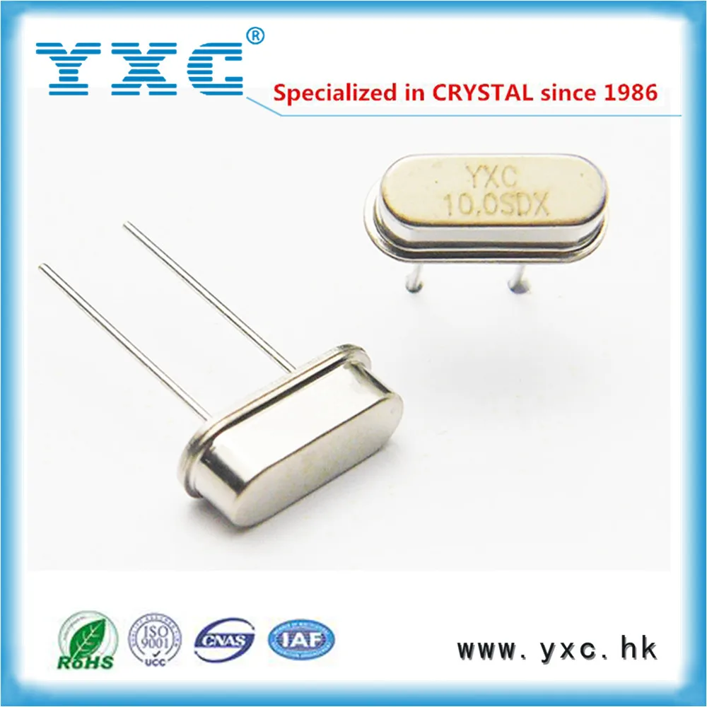 10 МГЦ 20ppm 20PF 49 S 2pin DIP кварцевый генератор М кварцевые резонаторы