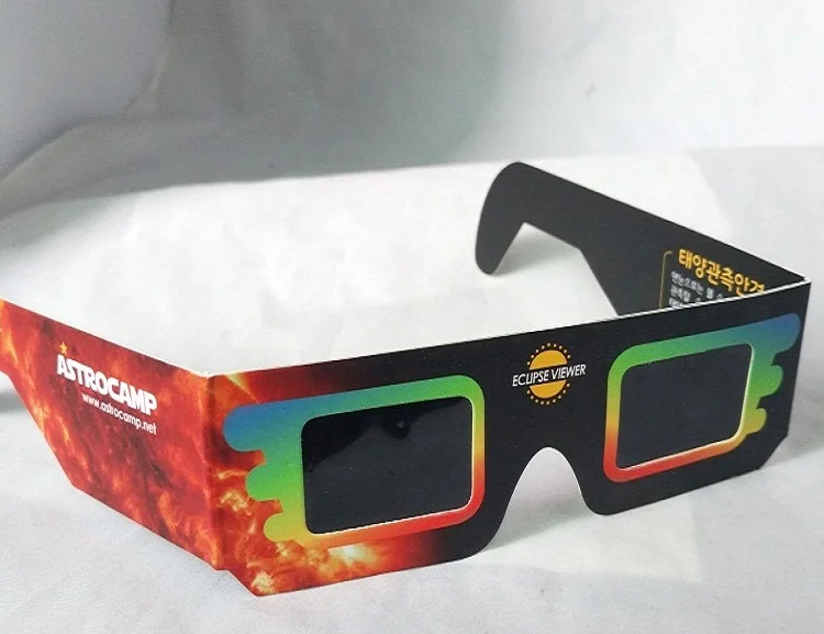 More Popular Wholesale Custom Printed  paper solar eclipse glasses 2020  in Chile
