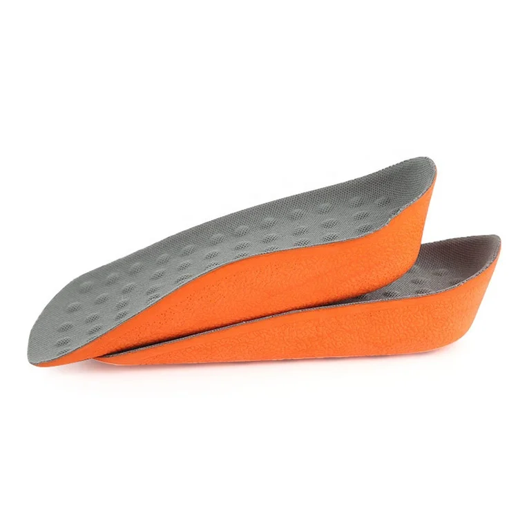 Breathable Half EVA Foam Heel Cushion Height Increased Insole