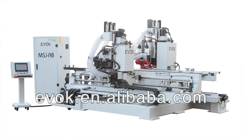 
MSJ-A8 high-speed and full function wooden-door lock-hole and hinge boring machine 