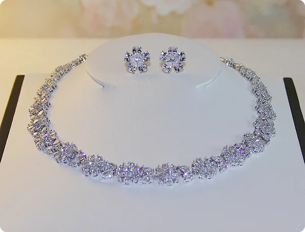 Wedding anniversary souvenirs 925 silver necklaces for lady