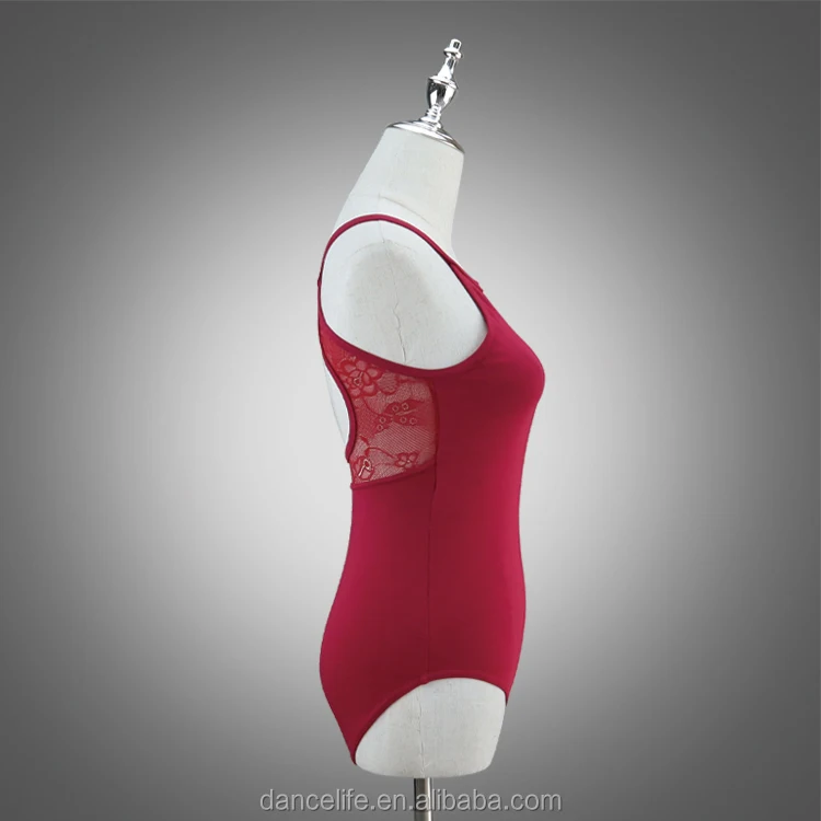 Kids Soft Comfortable lace Splice Ballet Leotard Jumpsuit Girls Sleeveless Dance Bodysuit Gymnastics Leotards