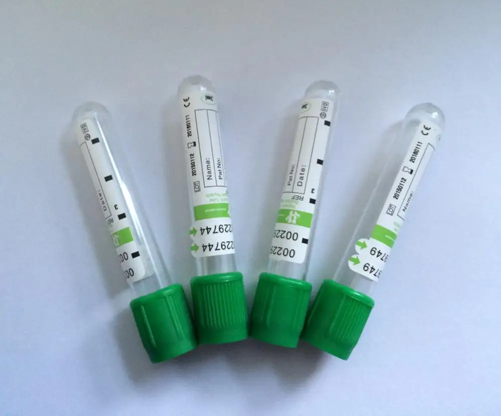 
Lithium/Sodium Heparin blood collection tube 3ml 