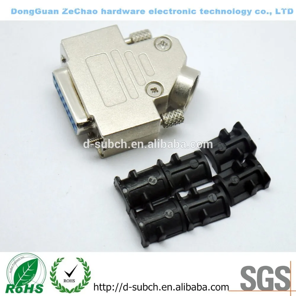 Разъем backshell гуд d-sub 15/26 way 45 град.