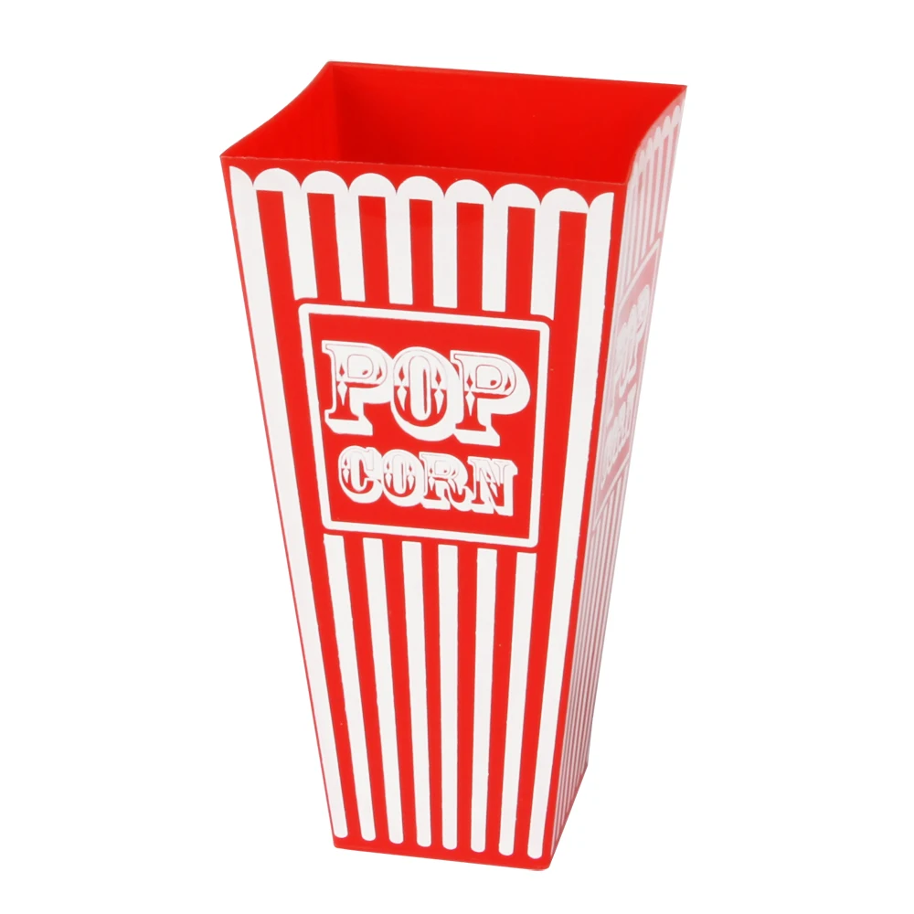 Full sizes popcorn bucket  food container cup plastic popcorn cup cheap price for packing