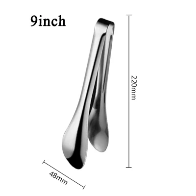 Кухонные щипцы из нержавеющей стали для приготовления пищи, гриль/барбекю/хлеб/пищевые щипцы с различным размером на выбор