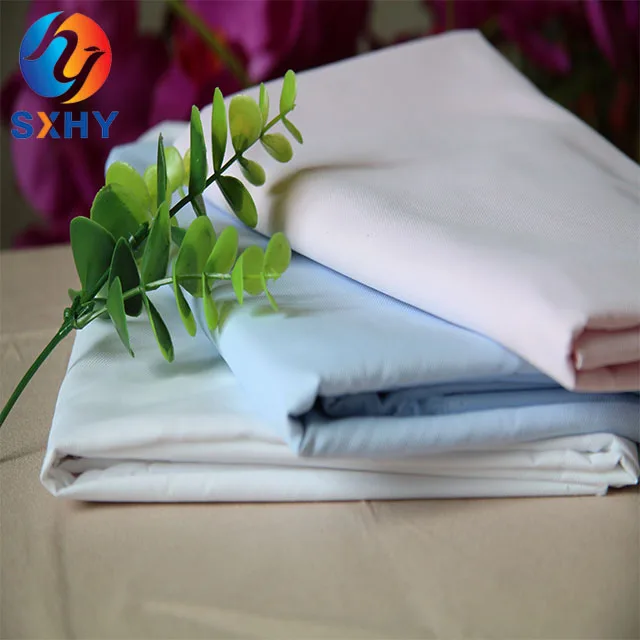 TC 90/10 45*45 96*72 poplin polyester cotton gray bleached dyed fabric for shirt pockeing lining