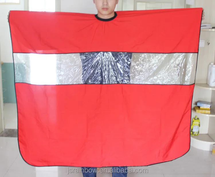 Transparent Adult Hairdressing Cape Gown