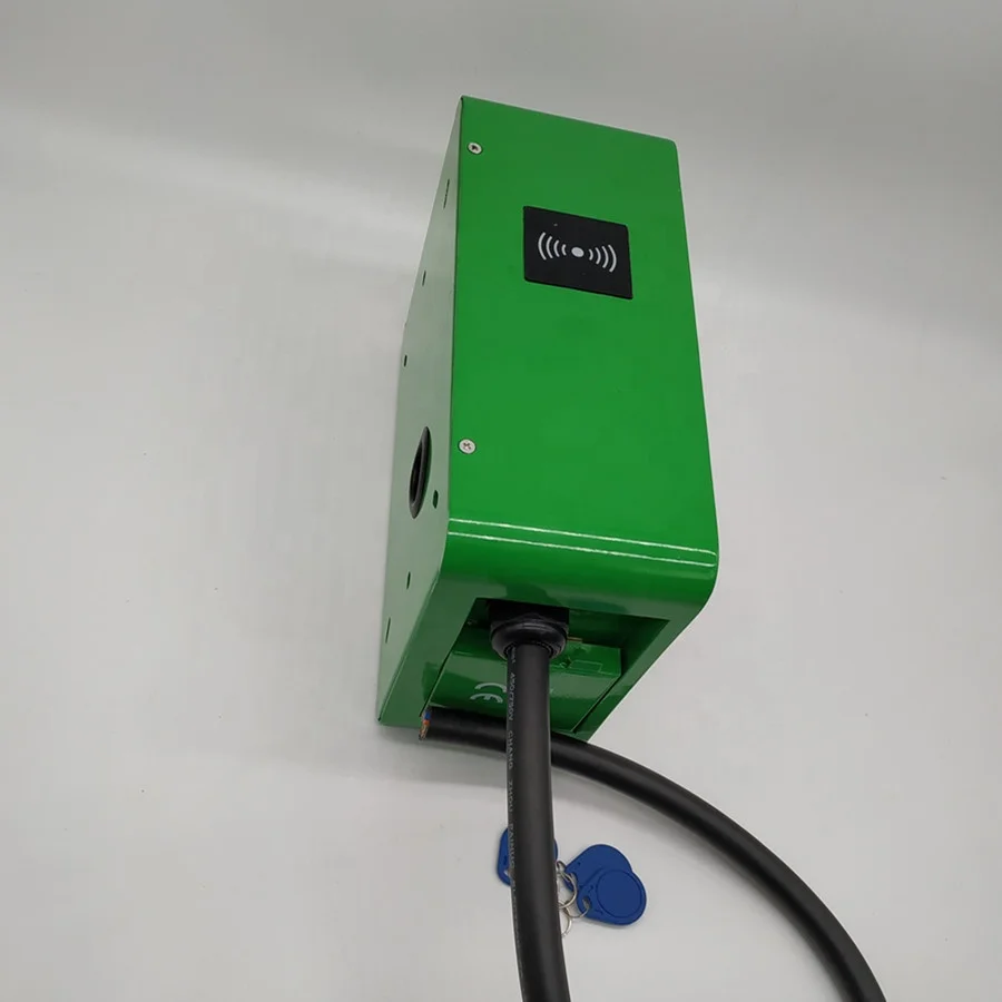 
7KW ev charger,230V 32A wallbox charging pile with type 2 socket and type B RCD,EV charger,OEM 