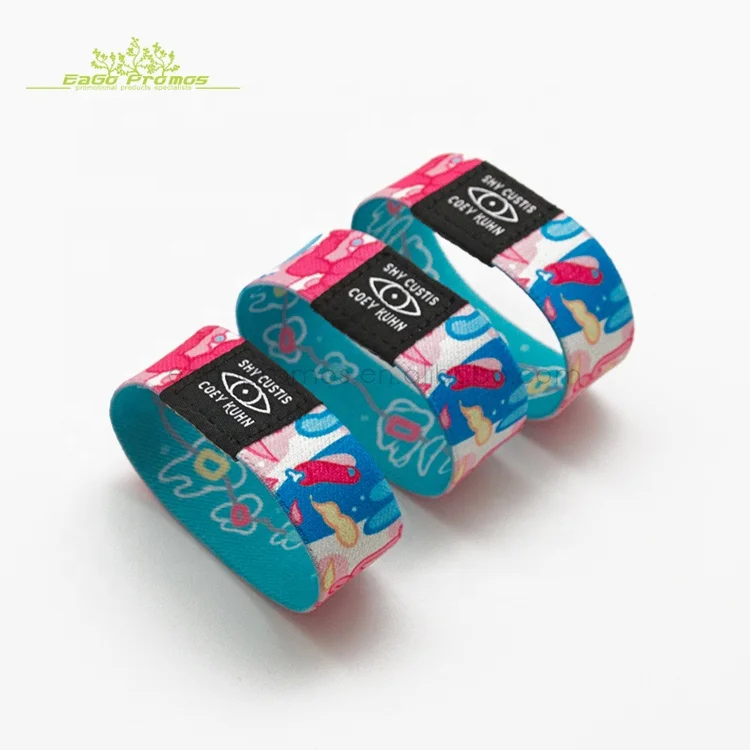 2024 2025 Лидер продаж OEM ODM браслеты recycle events эластичные тканевые браслеты