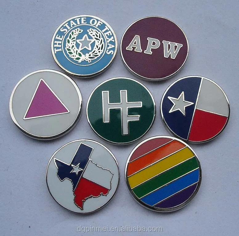 Custom Picture Photo Logo Personalized metal iron Golf Ball Marker New Manufacturers