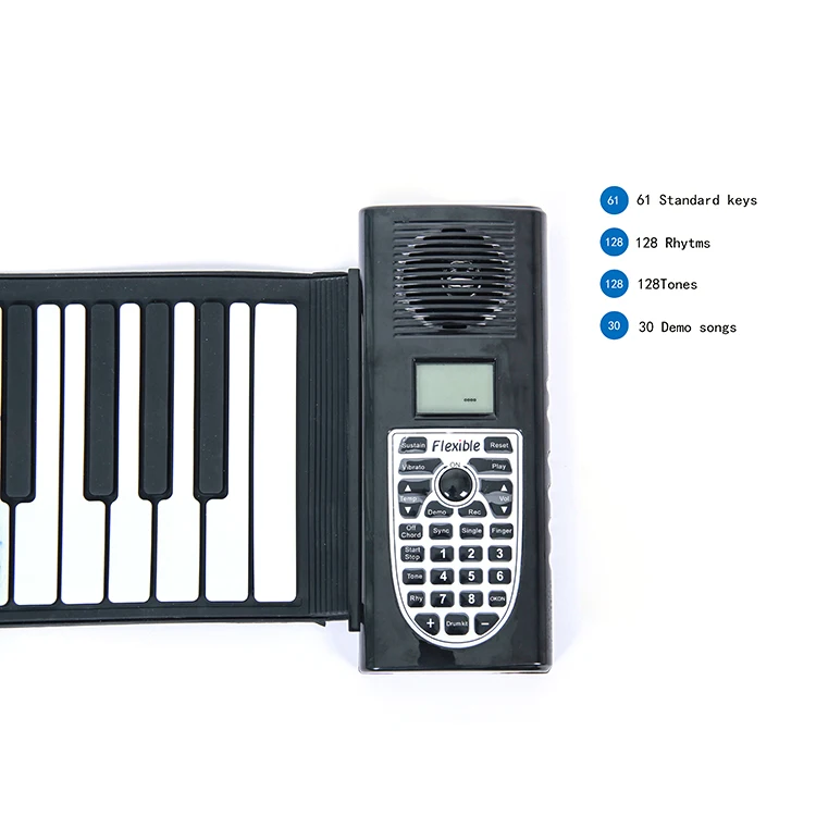 
Battery powered 61 keys 30 first Fan song professional digital keyboard electronic piano 