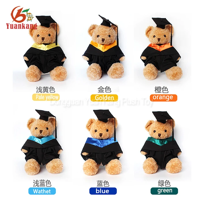 Custom Graduation Stuffed Animals Panda Bouquet Owl Doll Teddy Bear Plush Toy