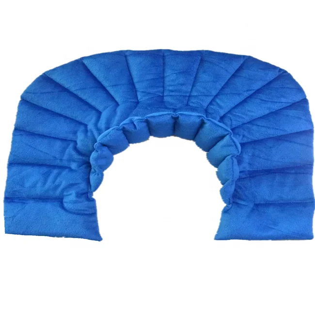 Hot selling Neck Shoulder Pillow Lavender Cassia Seeds Fill Microwavable Heat  & Cooling Pad Therapy For Migraine Relief