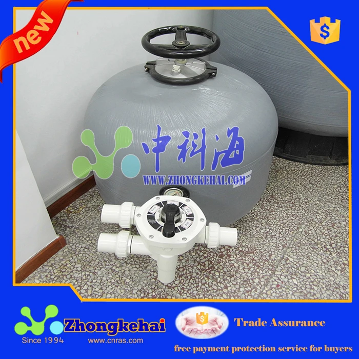 Sand filter for recycling water aquaculture