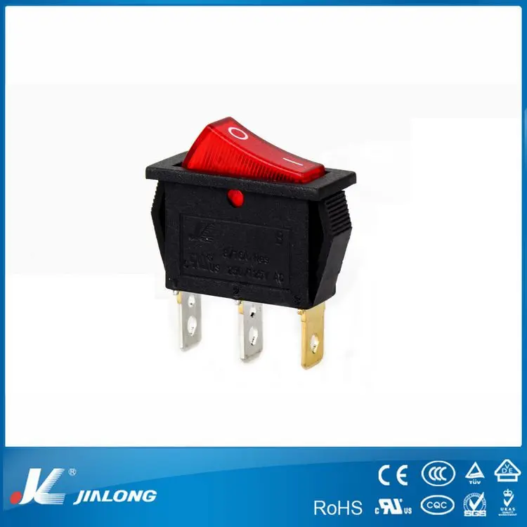 KCD3-102NC 250V 15A кулисный переключатель T125 55