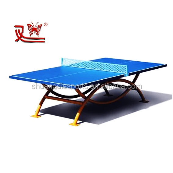 Manufacture SMC double arched Outdoor table tennis table