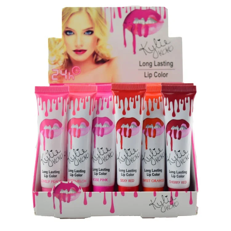 Melason High Quality Private Label 6Colors  Non-stick Cup Wholesale Peel Off Lipstick Lipgloss With Boxes Hotsell Styles