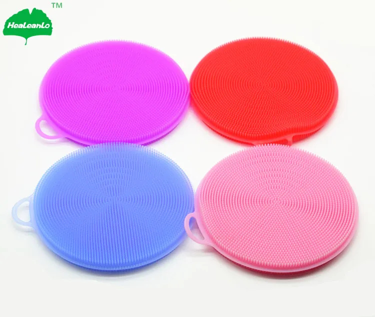 Hot Selling 2021 Amazon! Household Cleaning Silicone  Mildew-Free Silicone Brushes