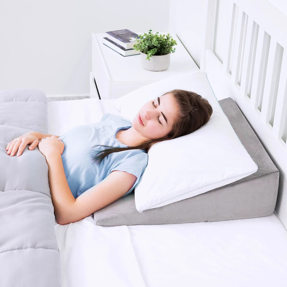 Health Memory Foam Backrest Wedge Bed Rest Pillow