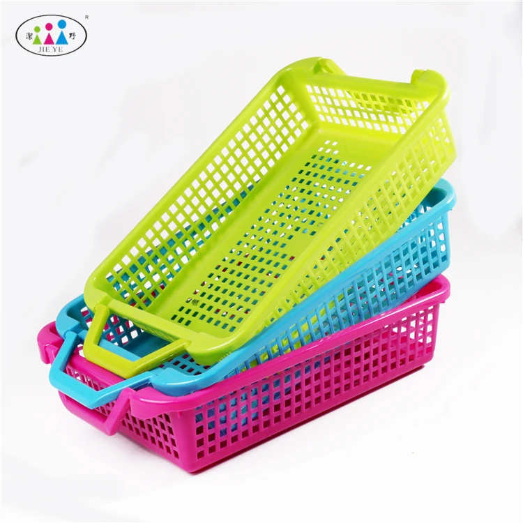 Beautiful Design Vegetable Fruit Rectangular Plastic Basket