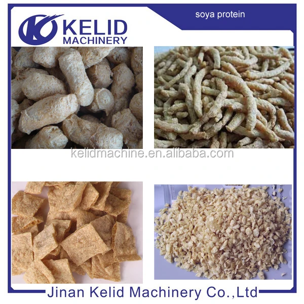 TVP/TSP Soya Bean Protein Chunks Making Machine