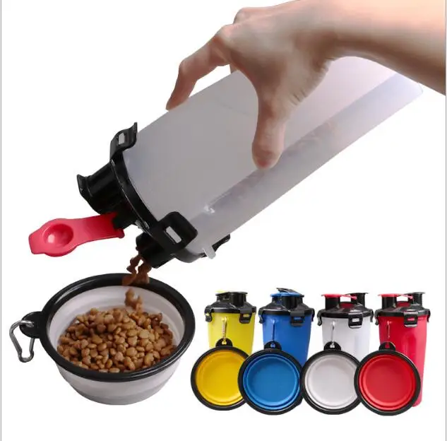 
2 in 1 Portable Dog Food Cup for Travel Dog Water Bottle with Bowl pet shaker water bottle dog water bottle  (60786856426)