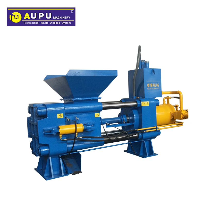 Company sale popular metal sawdust briquetting press machine