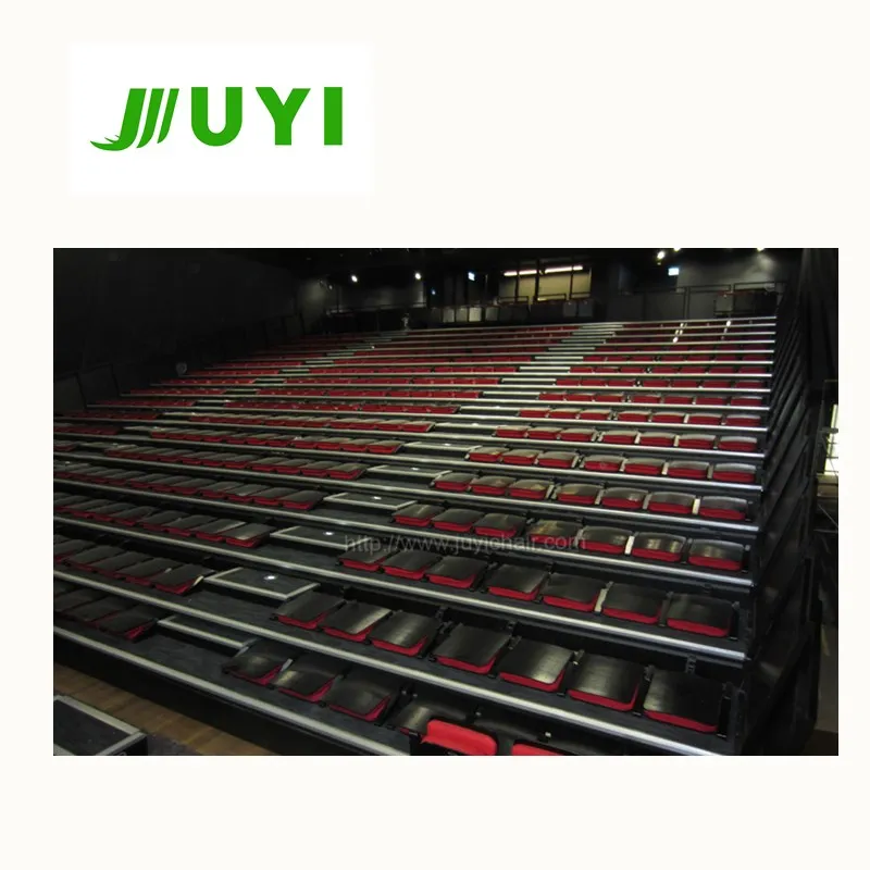 JY-780 VIP Wood Wall Mounted Dismountable Soccer Steel Grandstand Portable Bleachers Used Bleachers for Sale