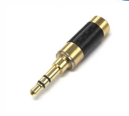 JR 3.5mm Plug 3.5mm Audio jack Gold Plated 3.5MM Stereo Plug